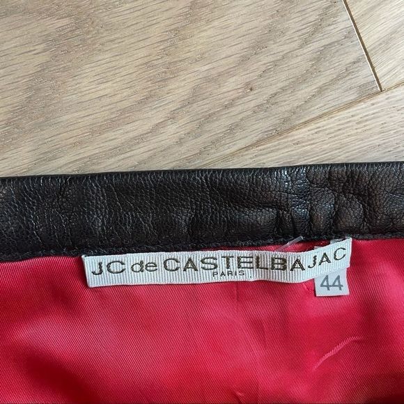 🔴 Vintage JC de Castelbajac leather skirt - Picture 5 of 15